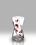 Ruby Leaf - 20cm Twist Vase by LUCID.SKY LTD