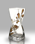 Oak Leaf Gold - 20cm Twist Vase by LUCID.SKY LTD